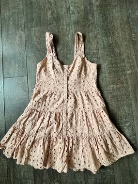 Eyelet Pink Dress
